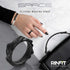 black wedding rings silicone women by Rinfit